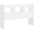Rangez malin, bahut gris clair en bois 3 tiroirs