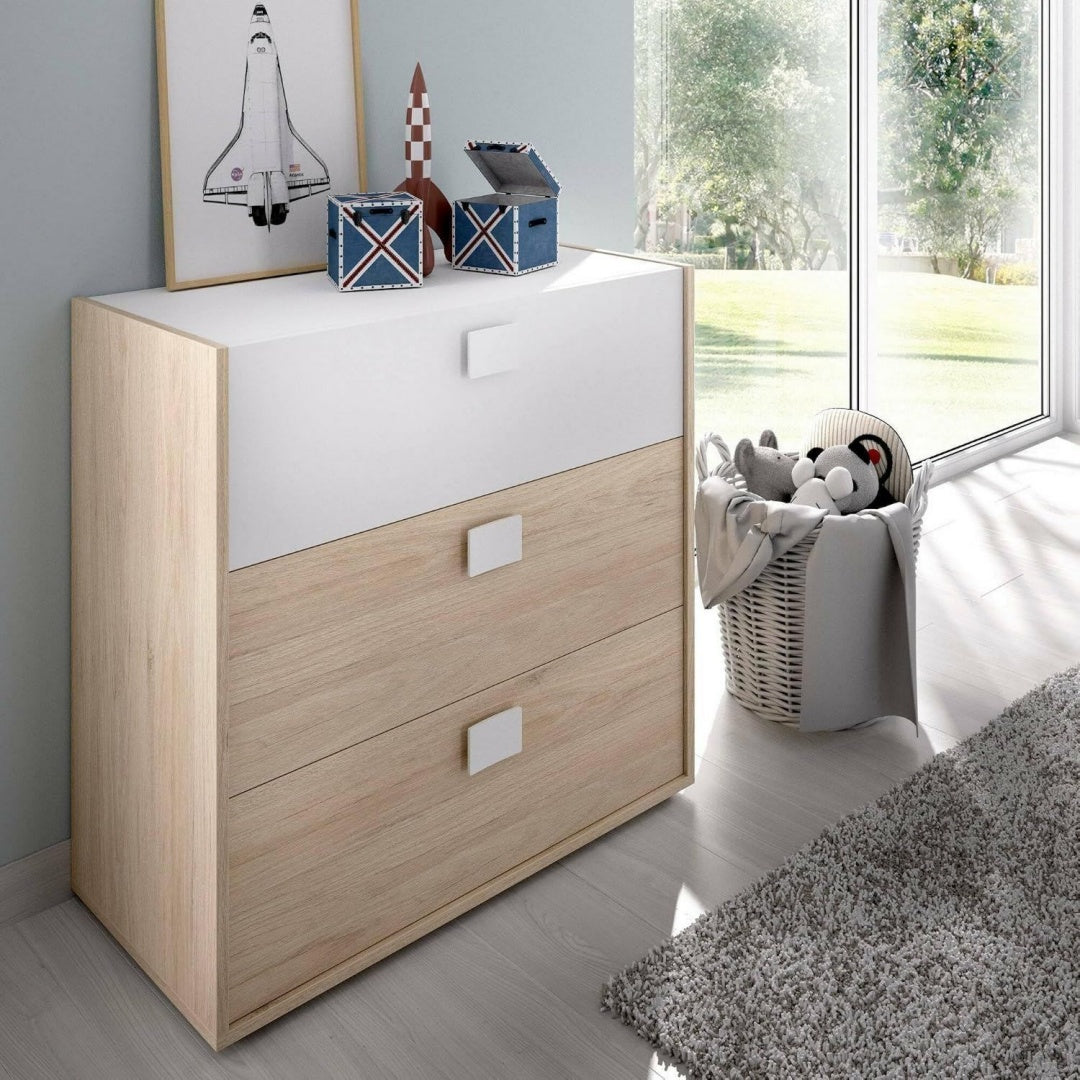 Chiffonnier moderne Grise 80 x 43 x 81 cm