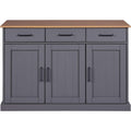 Commode rustique gris fonce