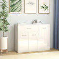 Buffet avec 3 portes gris clair