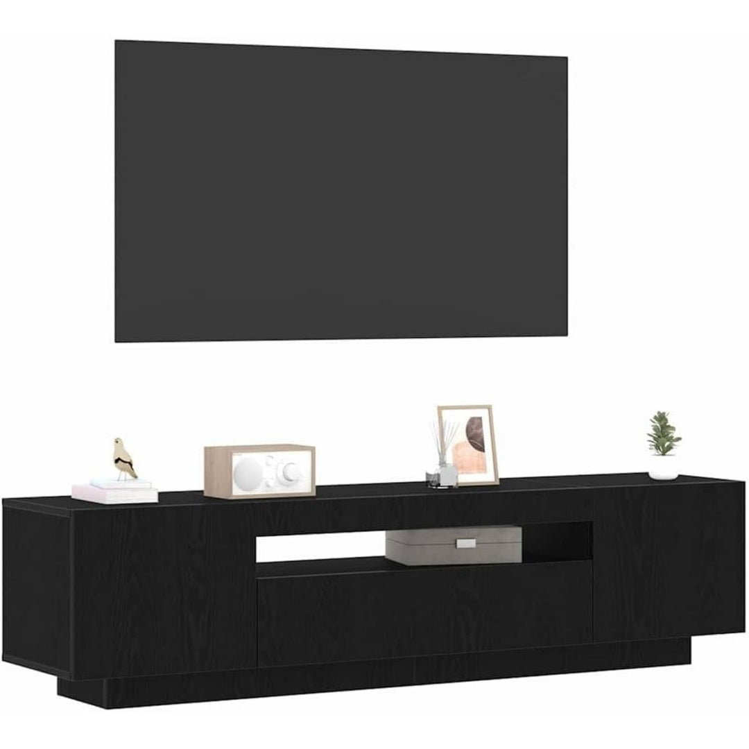 Meuble TV design moderne noir