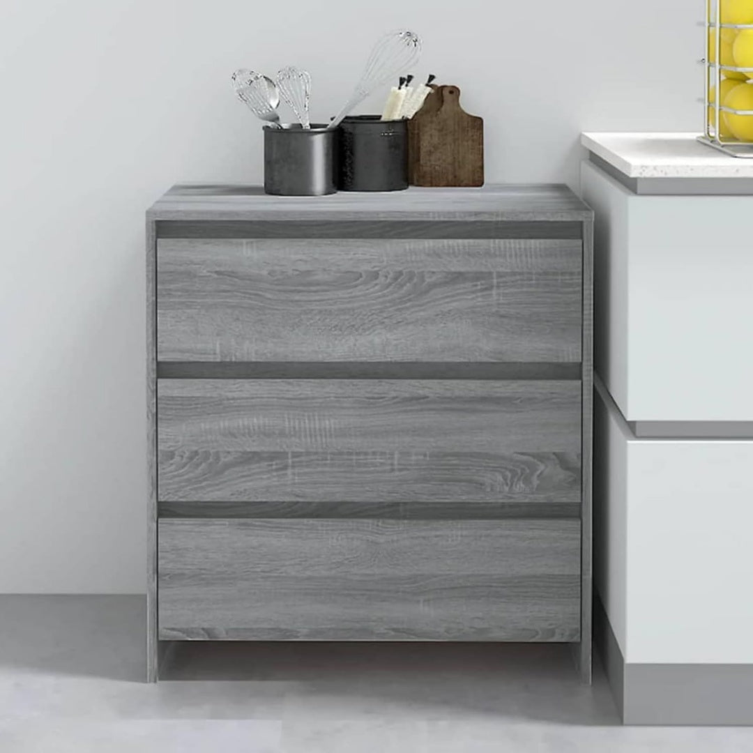 Buffet gris pour la chambre