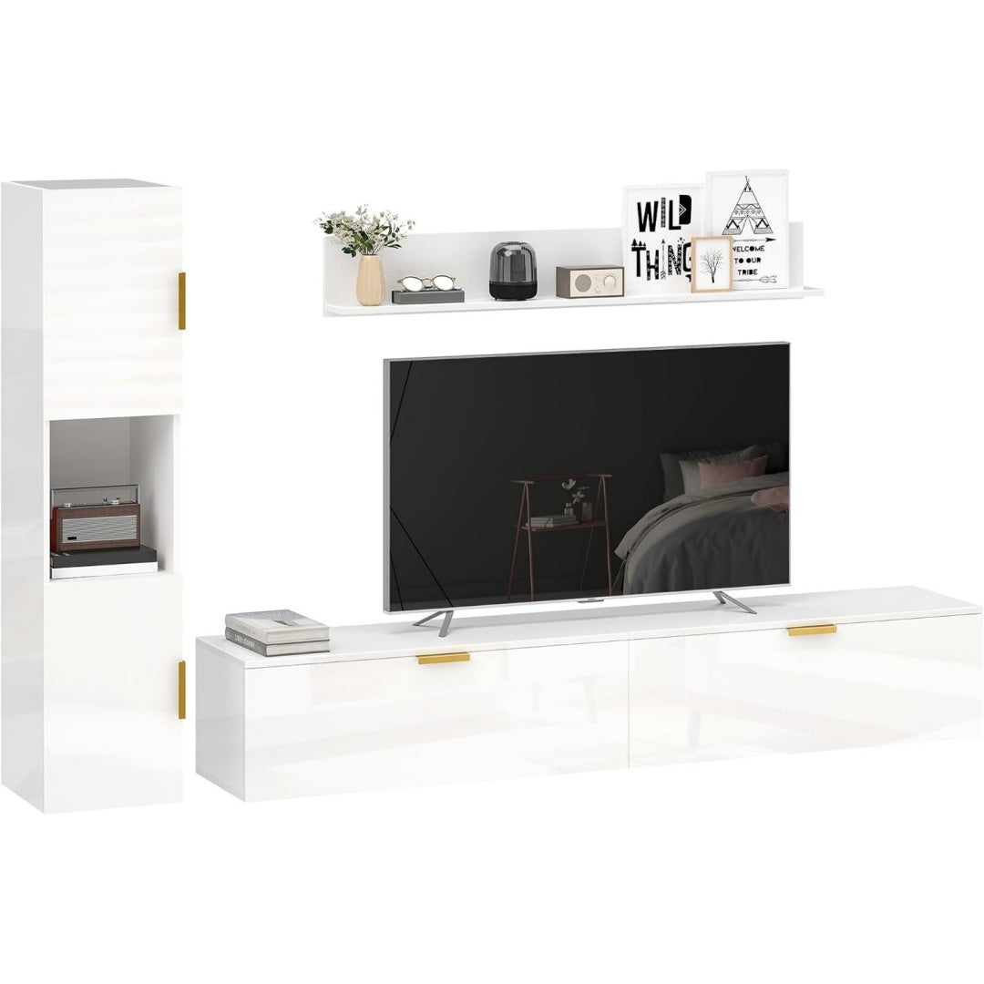 Rangement gris coordination de meubles