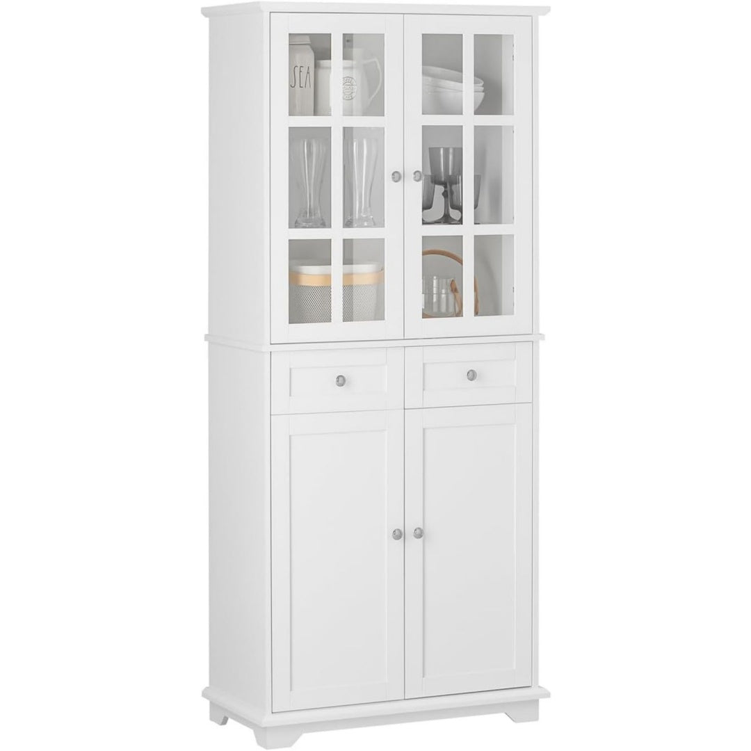 Buffet compact 40 cm de large gris clair