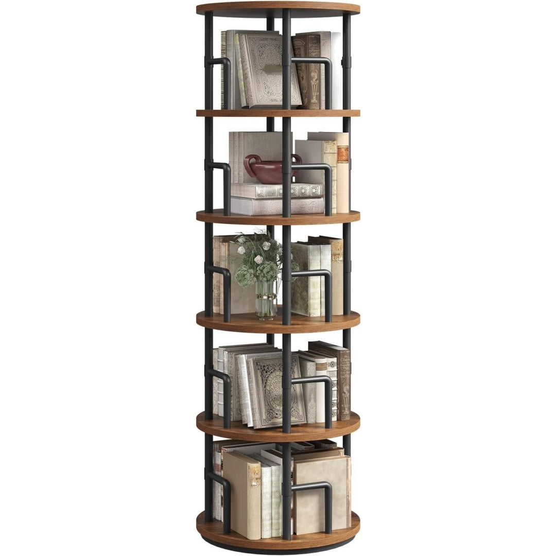 Superbe bibliotheque gris fonce en acier 40 x 40 x 160 cm