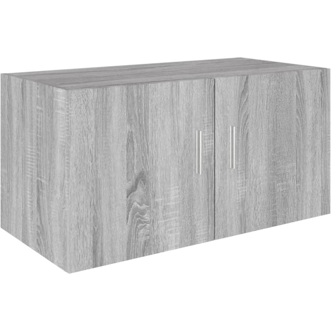 Armoire suspendue gris, mural, pour cuisine, rangement malin