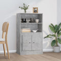 60 x 35.5 x 103.5 cm, gris meuble de rangement en bois