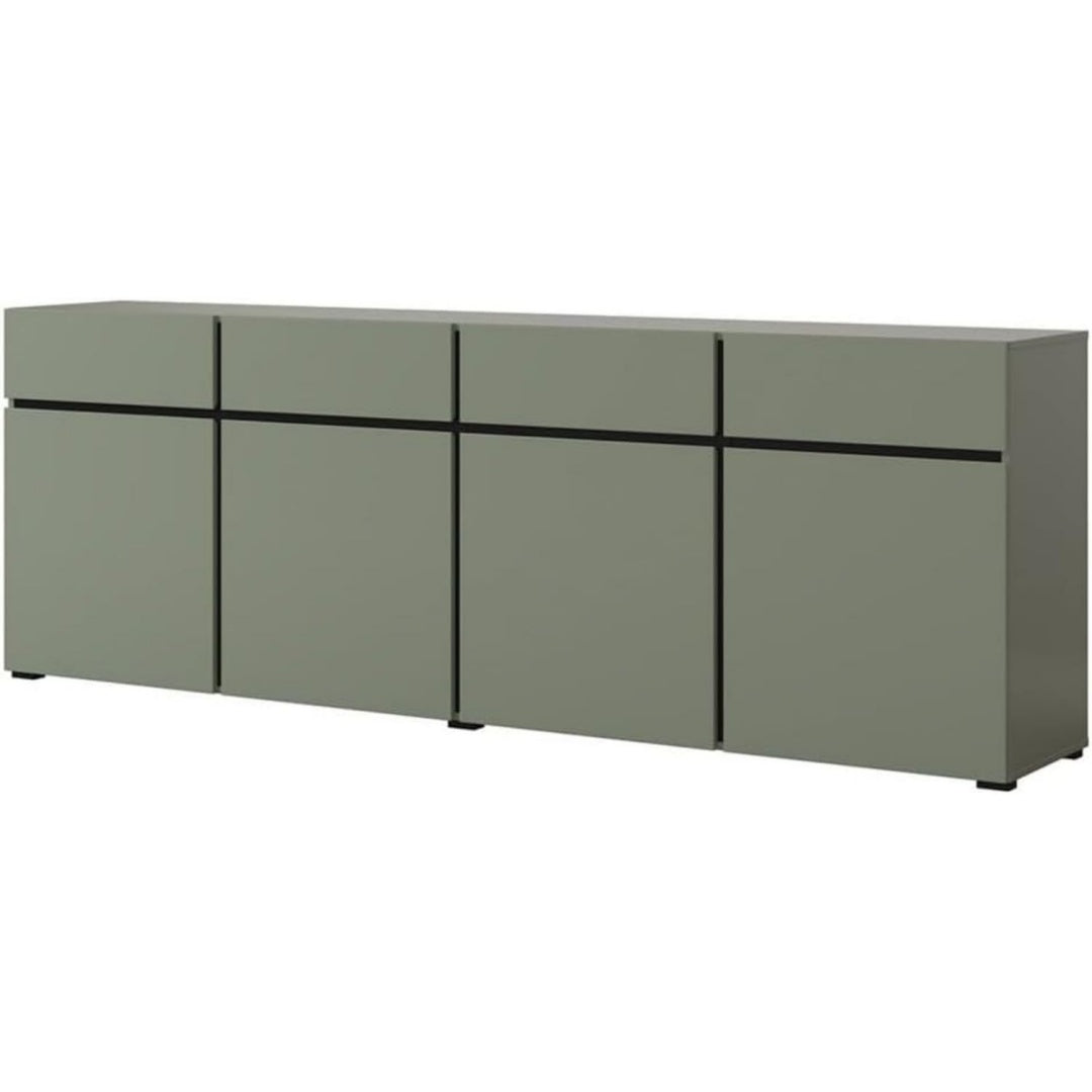 Buffet moderne avec 4 tiroirs et 4 portes