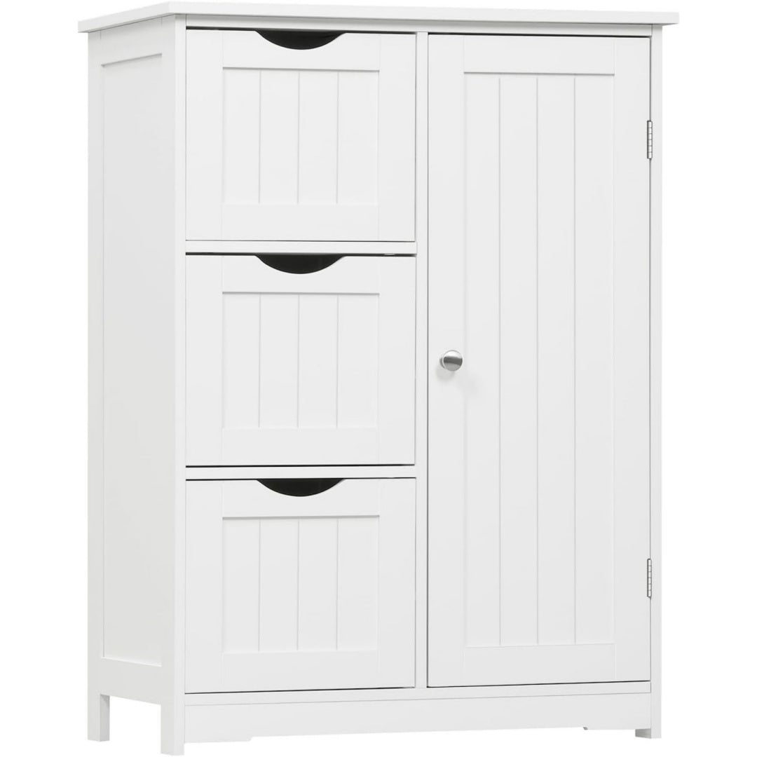 Meuble de rangement design moderne gris clair