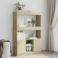 Buffet gris clair 92 x 33 x 140 cm