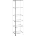Moderne etagere verticale gris clair 40 x 30 x 160 cm