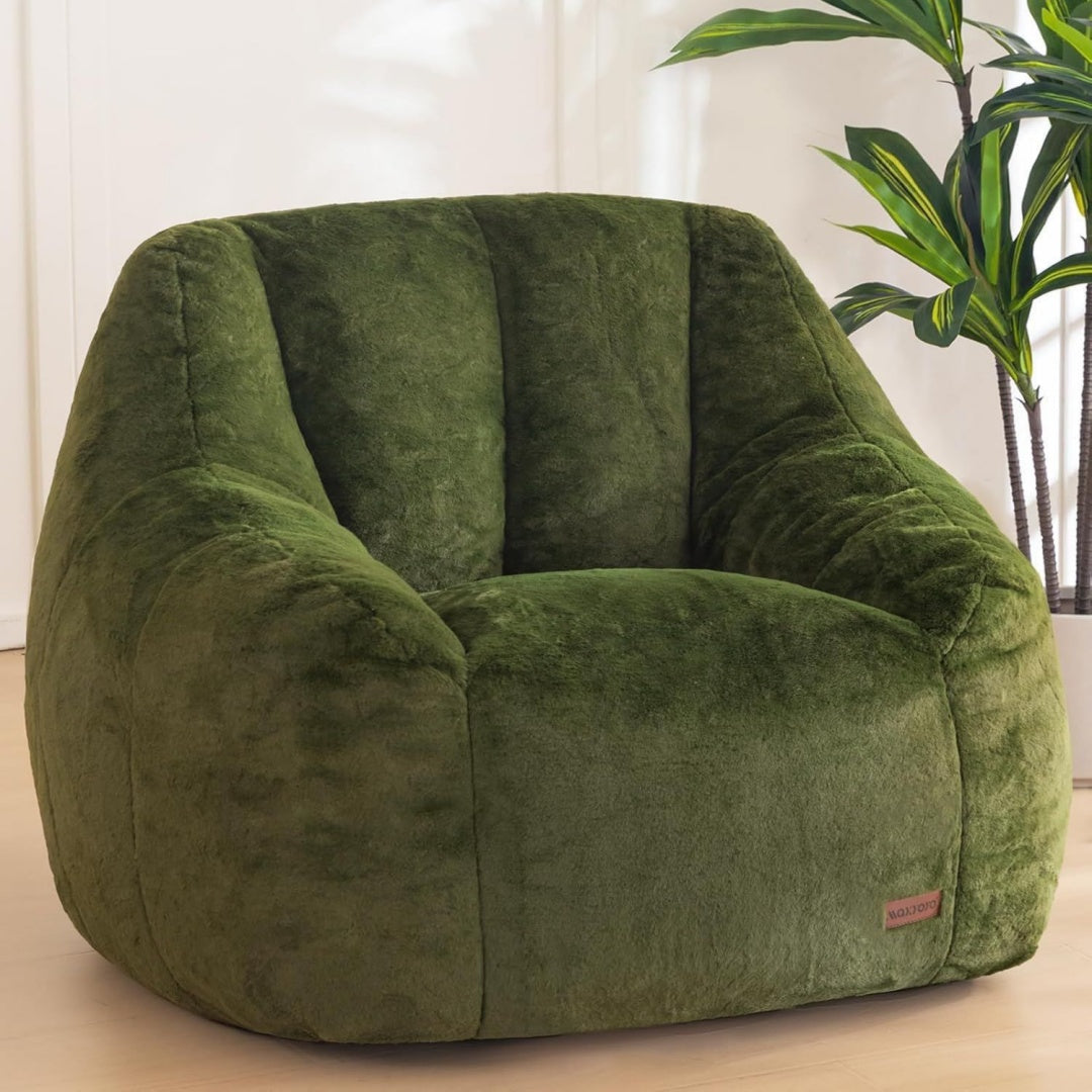 Concu pour sejour, coussin poire or en tissu